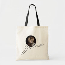 Zebra tote bags