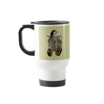 Zebra Travel Mug mugs
