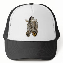 Zebra Trucker Hat hats