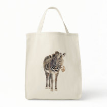 "Zebra" Watercolor Wildlife Art bags by PaulJacksonart "Zebra" Watercolor Wildlife Art bags