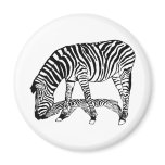 Zebra with Zebraschatten magnets