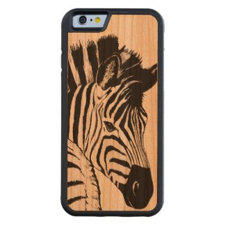 zebra wood iPhone 6 case Carved® Walnut iPhone 6 Bumper Case