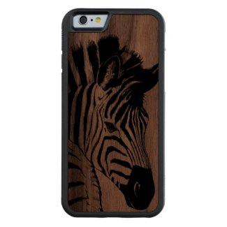 zebra wood iPhone 6 case Carved® Walnut iPhone 6 Bumper Case