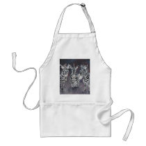 zebra zoo animal wildlife painting art gifts aprons