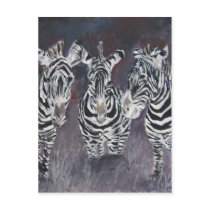 zebra zoo animal wildlife painting art gifts postcards by dereklovessheila zebra zoo animal wildlife painting art gifts postcards