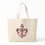 zebrafleur canvas bags