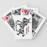 Zebraham- I love contrast playing cards