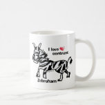 Zebraham- I love contrast mugs