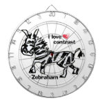 Zebraham- I love contrast dartboards
