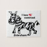 Zebraham- I love contrast puzzles