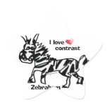 Zebraham- I love contrast stickers