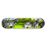 Zebras Alert Skateboard