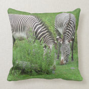 Zebras throwpillow