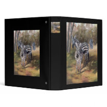 Zebras Binder