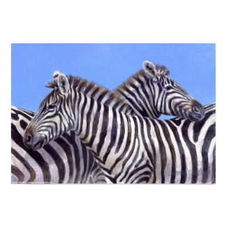 Zebras by Donna Crawshaw print