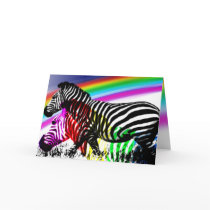 Zebras ' dream comes true card