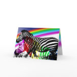 Zebras ' dream comes true card