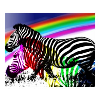Zebras ' dream comes true print
