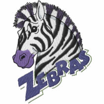 Zebras embroidered shirts