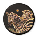 Zebras, Lean on Me magnets by naquaiya Zebras, Lean on Me magnets