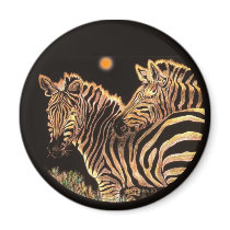 Zebras, Lean on Me magnets