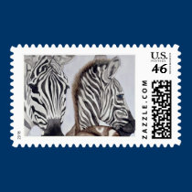 Zebras Mother and Child stamps