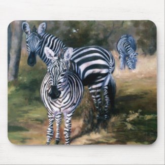 Zebras mousepad