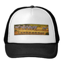 Zebras on Leadershp Hat