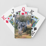 Zebras Playing Cards