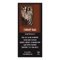Zebras Rack Card Template