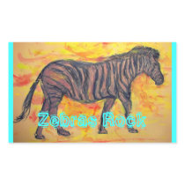 Zebras Rock Sticker