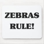 Zebras Rule Mouse Pad