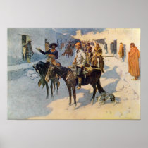 Zebulon Pike Entering Santa Fe Print