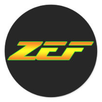 ZEF STICKER DECAL