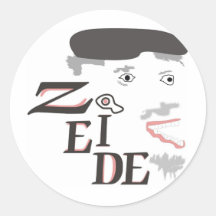 Zeide Round Stickers