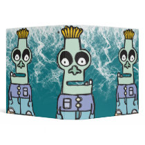 Zeke the Zombie Notebook Binder