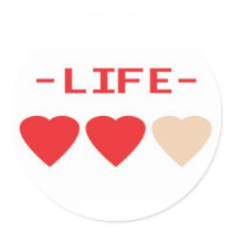 zelda hearts stickers