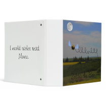 Zelda the Bee 2 inch Binder