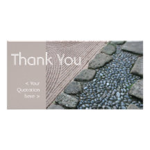 Zen & Abstract Personalized Photo Card