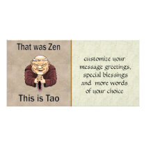 Zen and Tao Photo Card Template