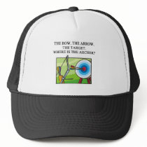zen archery koan trucker hat