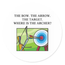 zen archery koan stickers