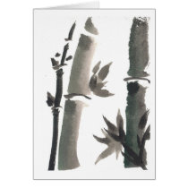 Zen Bamboo Blank Card