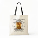 Zen Buddhist Vow Canvas Bag