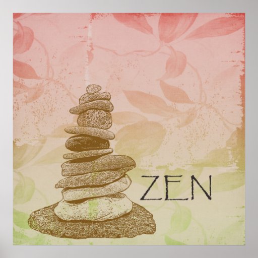 Zen Design Poster | zen cairn poster zazzle Zen Design Poster | zen cairn poster zazzle