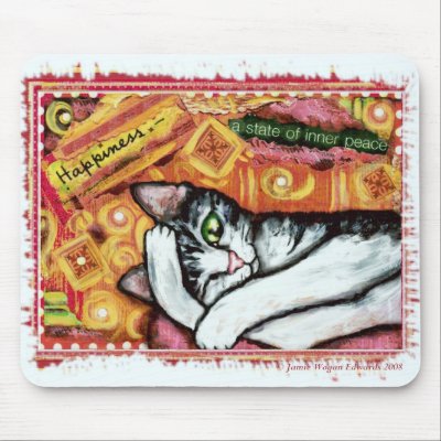 Zen Cat Art Mousepad