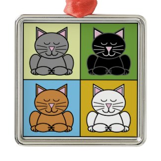Zen Cat Ornament ornament