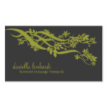 Zen Chic Massage Therapist Business Card