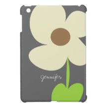 Zen Daisy Personalized iPad Mini Case