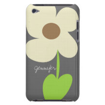 Zen Daisy Personalized iPod Touch 4 Case-Mate Case iPod Touch Case